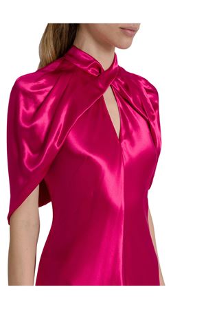 Abito Da Sera In Raso Fucsia ALBERTA FERRETTI | A043016270216